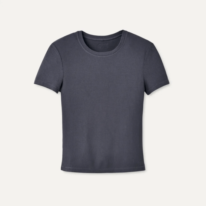 Camiseta Miriam Baby Rib Camiseta Miriam Baby Rib