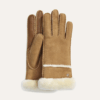 Guantes con costuras de piel de oveja Guantes con costuras de piel de oveja