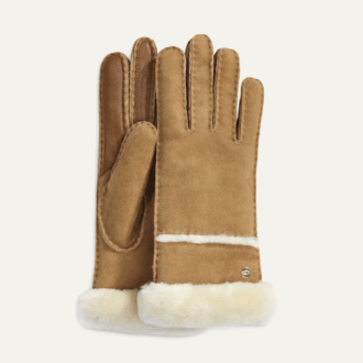 Guantes con costuras de piel de oveja Guantes con costuras de piel de oveja