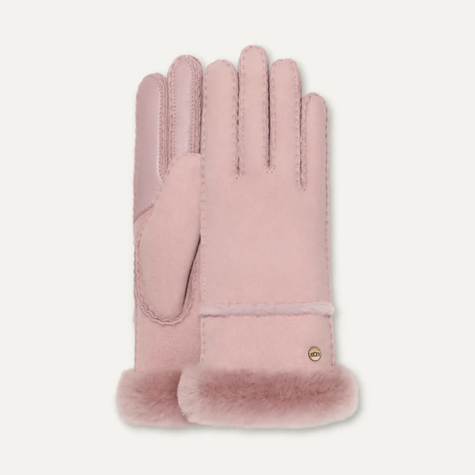 Guantes con costuras de piel de oveja Guantes con costuras de piel de oveja