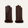 Guantes con costuras de piel de oveja Guantes con costuras de piel de oveja