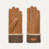 Guantes de piel de oveja con puño de punto Guantes de piel de oveja con puño de punto