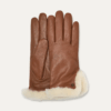 Guantes de piel de oveja con ventilación