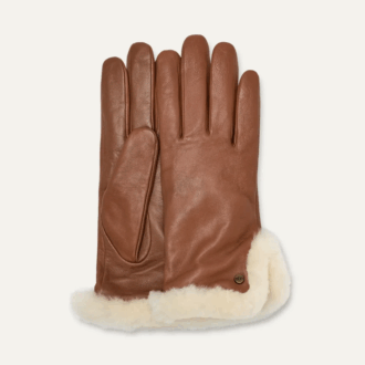 Guantes de piel de oveja con ventilación