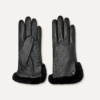Guantes de piel de oveja con ventilación