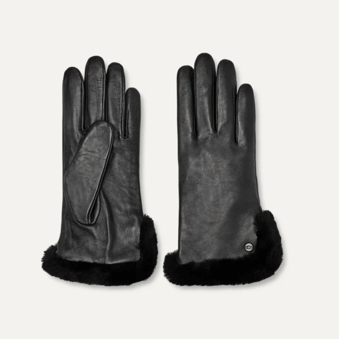 Guantes de piel de oveja con ventilación