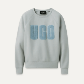 Madeline Fuzzy Logo Crewneck