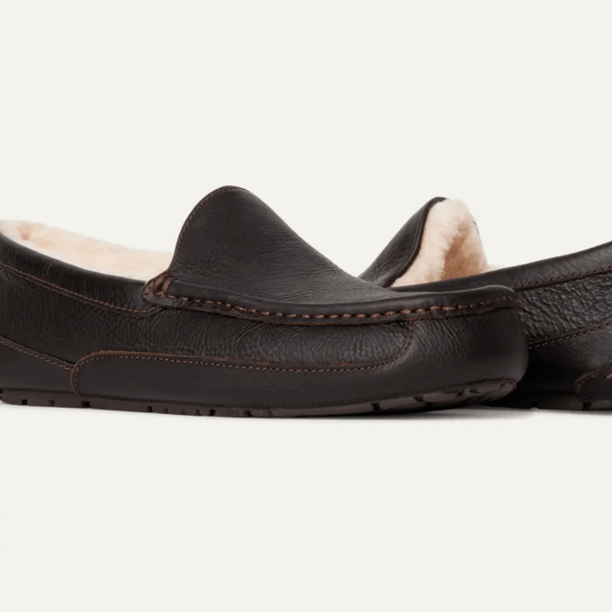 Pantufla de cuero Ascot Pantufla de cuero Ascot