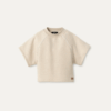 Sudadera clásica de manga corta y cuello redondo Sudadera clásica de manga corta y cuello redondo