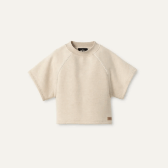 Sudadera clásica de manga corta y cuello redondo
