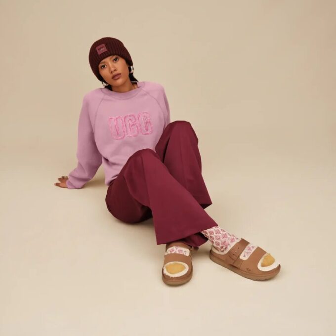 Sudadera con cuello redondo y logotipo de UGG