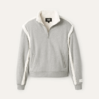 Sudadera con media cremallera y forro polar Lydi