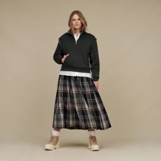 Sudadera con media cremallera y forro polar Lydi