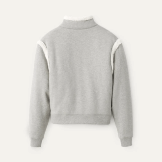 Sudadera con media cremallera y forro polar Lydi