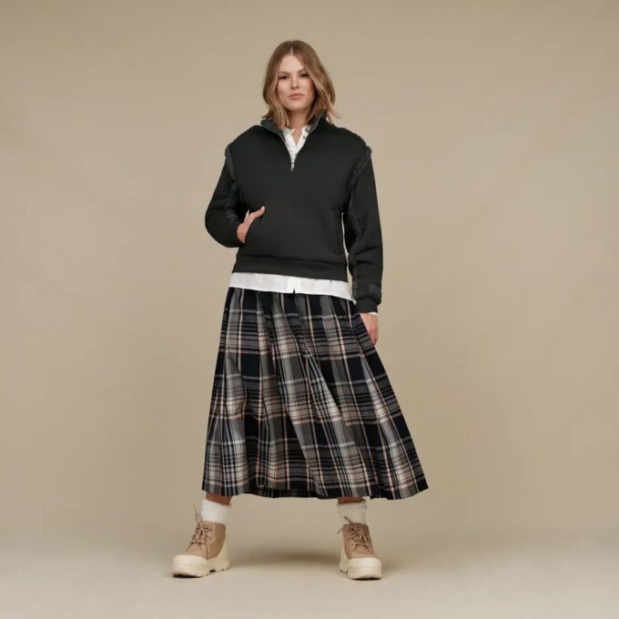 Sudadera con media cremallera y forro polar Lydi Sudadera con media cremallera y forro polar Lydi