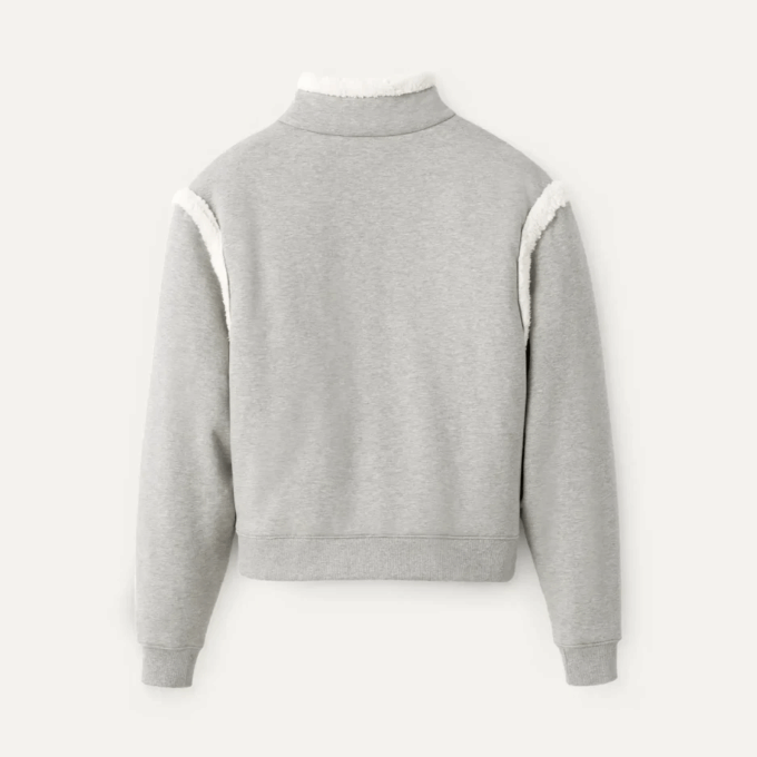 Sudadera con media cremallera y forro polar Lydi