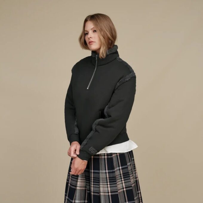 Sudadera con media cremallera y forro polar Lydi Sudadera con media cremallera y forro polar Lydi