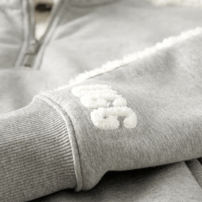 Sudadera con media cremallera y forro polar Lydi